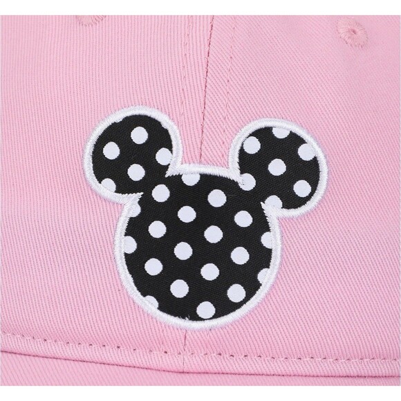 Disney Minnie Mouse Pink Women's Baseball Cap Hat NWT - Picture 3 of 8